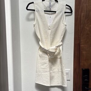 Mango Belted Front Dress